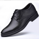 Black size-shoess With Pointed Toe For Men