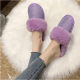 Women's rhinestone flat slippers